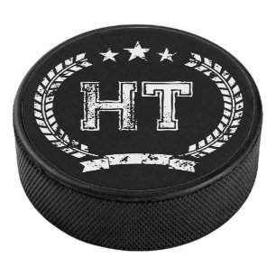 Palet De Hockey Chandail de hockey monogramme vintage