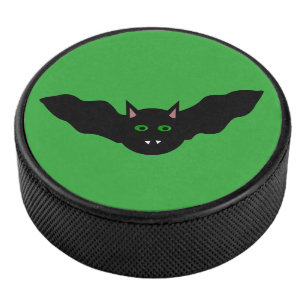 Palet De Hockey Chat Vampire face chauve Halloween Hockey Puck