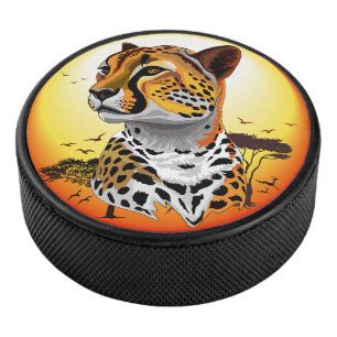 Palet De Hockey Cheetah African Feline Wild Animal