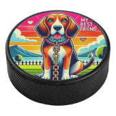 Palet De Hockey Chien animé mignon (3/4/2016 12:00:00 AM)