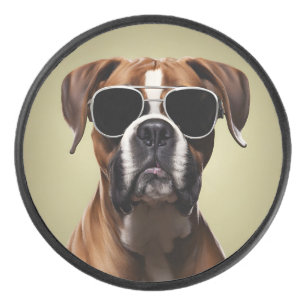 Palet De Hockey Chien de boîte cool