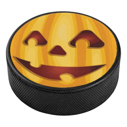 Palet De Hockey Citrouille sculpté souriant design Halloween (3/4/2016 12:00:00 AM)