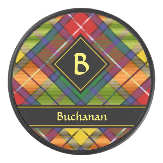 Palet De Hockey Clan Buchanan Tartan (Devant)