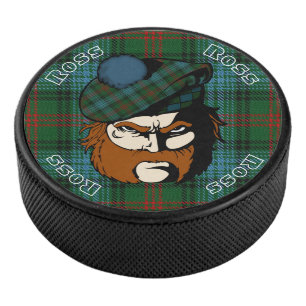 Palet De Hockey Clan de guerrier écossais Ross Tartan