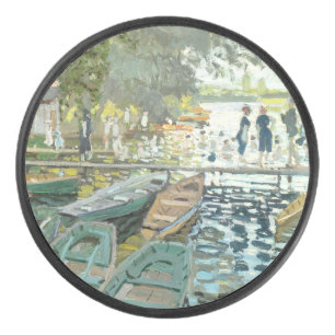 Palet De Hockey Claude Monet. Baignoires à La Grenouillère
