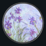 Palet De Hockey Claude Monet - Lilac Irises / Iris Mauves<br><div class="desc">Lilac Irises / Iris Mauves - Claude Monet,  1914-1917</div>