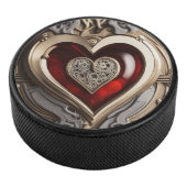 Palet De Hockey Cœur Steampunk Intemporel de l'Amour (3/4/2016 12:00:00 AM)