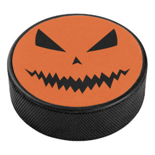 Palet De Hockey Cool effrayant Jack O'Lantern Halloween noir orang