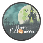 Palet De Hockey Costume Maison Hantée éffrayante nuit Ciel Hallowe (Devant)
