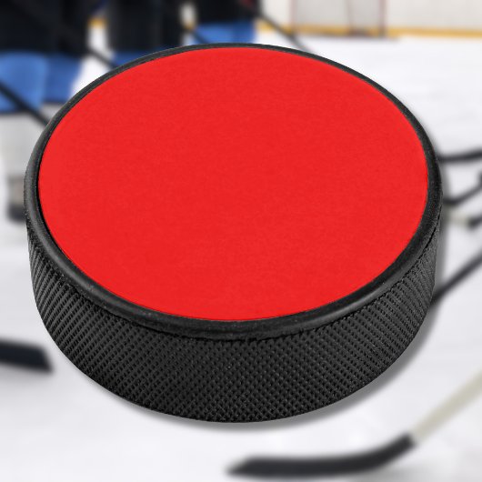 Palet De Hockey Couleur solide rouge | Classique | Élégant | tenda