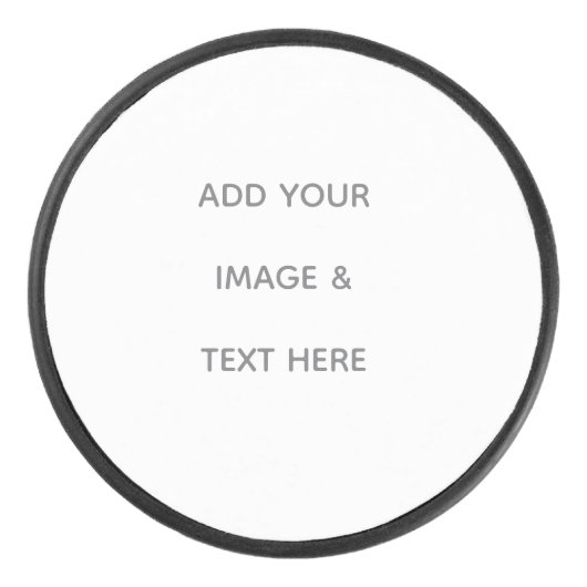 Palet De Hockey Create Your Own white (Devant)