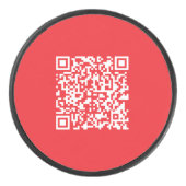 Palet De Hockey Créer un code QR rouge numérisable (modifiable) (Devant)