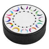 Palet De Hockey Crescent Pride Lunes et Coeurs Noirs (3/4/2016 12:00:00 AM)