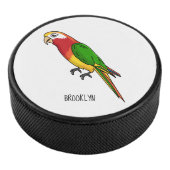 Palet De Hockey Cute happy parrot (3/4/2016 12:00:00 AM)