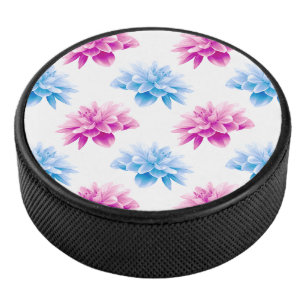 Palet De Hockey Dahlia Rose, Dahla Bleue, Motif Floral, Fleurs
