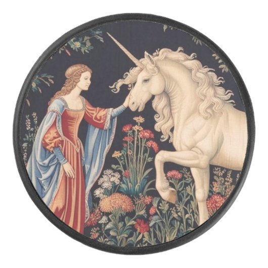 Palet De Hockey Dame à la Licorne (Devant)