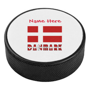 Palet De Hockey Danmark Dannebrog Personnalisation
