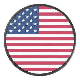 Palet De Hockey Dessin de fierté du drapeau américain USA