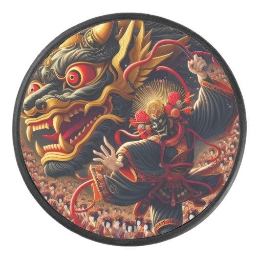 Palet De Hockey Dragon Kabuki (Devant)