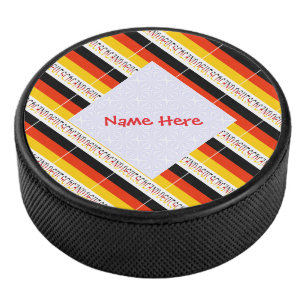 Palet De Hockey Drapeau allemand allemand personnalisé en mosaïque