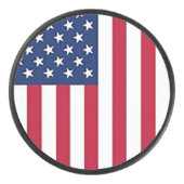 Palet De Hockey Drapeau américain (Devant)
