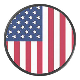 Palet De Hockey Drapeau américain