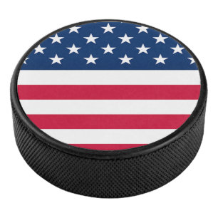 Palet De Hockey Drapeau américain Puck Patriotic
