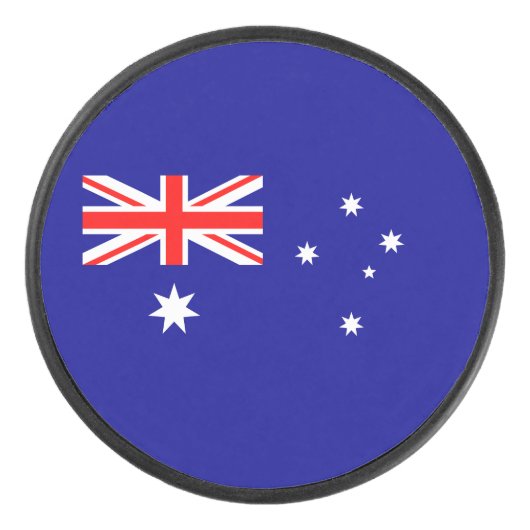 Palet De Hockey Drapeau australien patriotique (Devant)