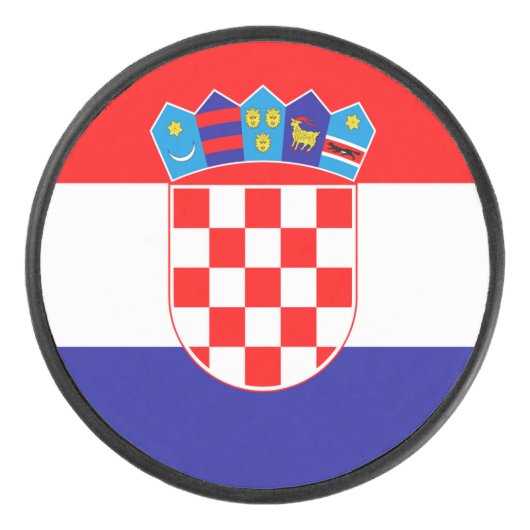 Palet De Hockey Drapeau Croatie (Devant)