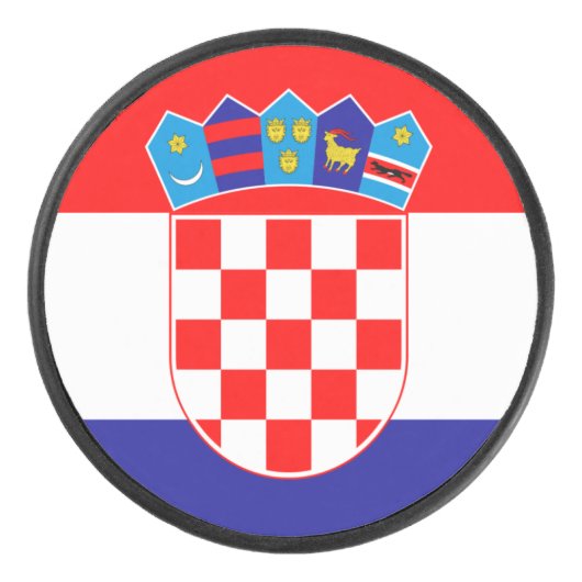 Palet De Hockey Drapeau Croatie (Devant)
