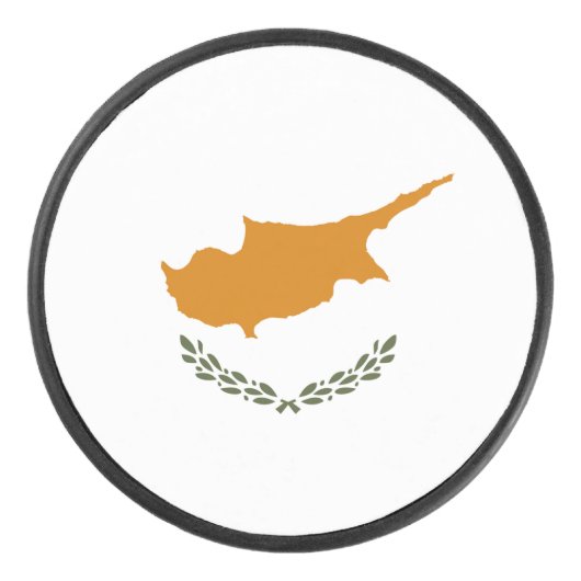 Palet De Hockey Drapeau de Chypre (Devant)
