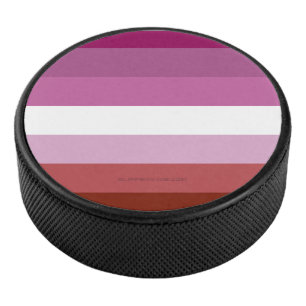 Palet De Hockey Drapeau de fierté lesbienne de SlipperyJoe féminin