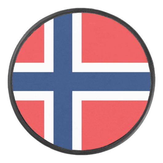 Palet De Hockey Drapeau de la Norvège (Devant)