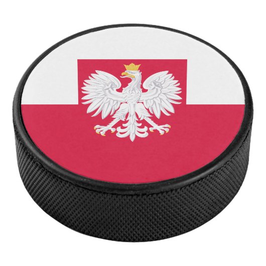Palet De Hockey Drapeau de la Pologne (avec armoiries) (3/4/2016 12:00:00 AM)