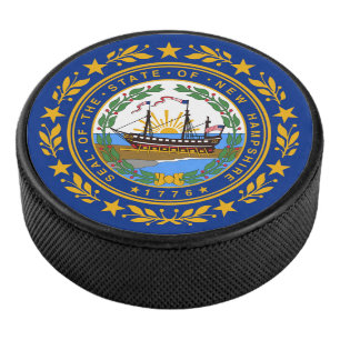 Palet De Hockey drapeau de l'État du New Hampshire