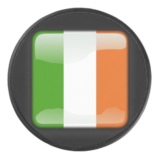 Palet De Hockey Drapeau de l'Irlande (Devant)