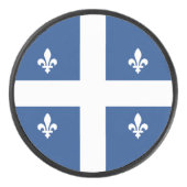 Palet De Hockey Drapeau de Québec, Canada (Devant)