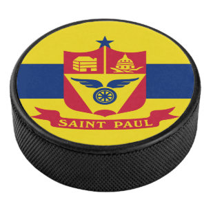 Palet De Hockey Drapeau de Saint Paul, Minnesota
