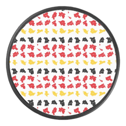 Palet De Hockey Drapeau des États allemands (Devant)