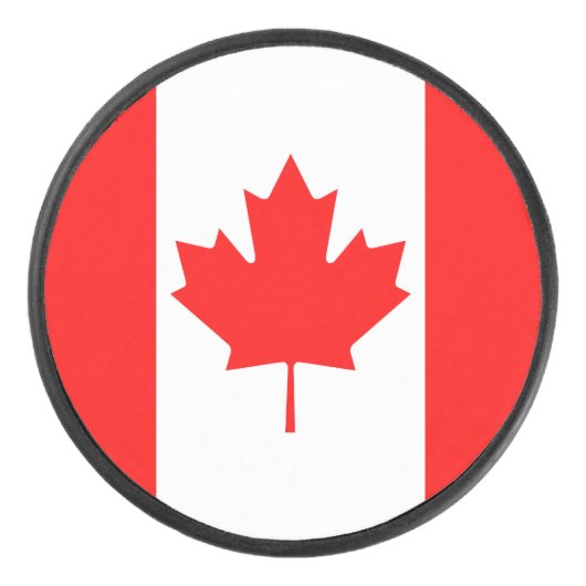 Palet De Hockey Drapeau du Canada (Devant)