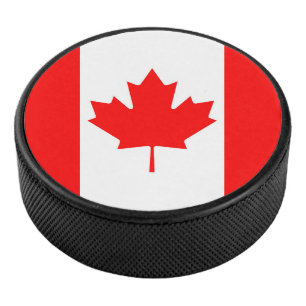 Palet De Hockey Drapeau du Canada