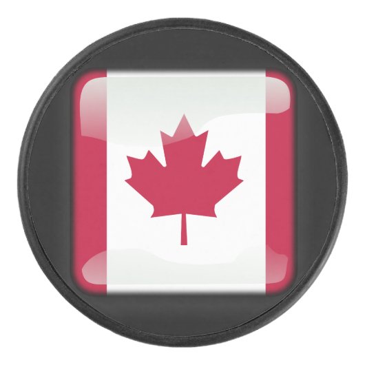 Palet De Hockey Drapeau du Canada (Devant)