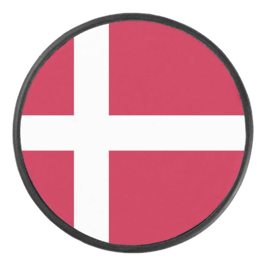 Palet De Hockey Drapeau du Danemark (Devant)