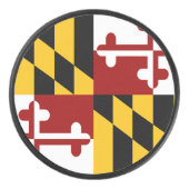 Palet De Hockey Drapeau du Maryland (Devant)