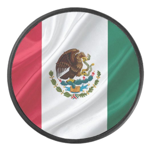 Palet De Hockey Drapeau du Mexique (Devant)