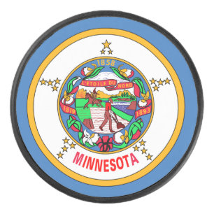 Palet De Hockey Drapeau du Minnesota