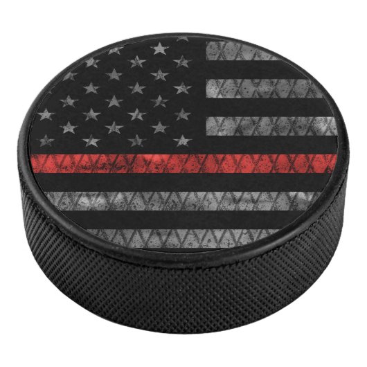 Palet De Hockey Drapeau minuscule de pompier Red Line (3/4/2016 12:00:00 AM)