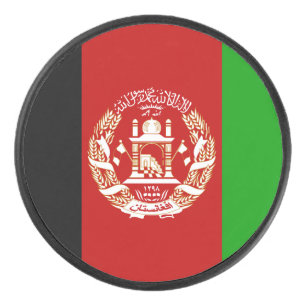 Palet De Hockey Drapeau patriotique de l'Afghanistan
