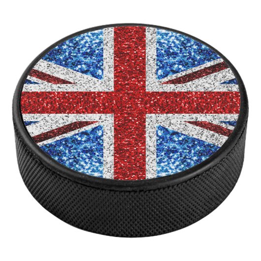 Palet De Hockey Drapeau rouge bleu blanc brillant parties scintill (3/4/2016 12:00:00 AM)