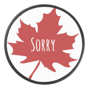 Palet De Hockey Drôle Canadien